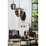 Light en Living Hanglamp MISTY glas smoke + mat zwart - 2 maten