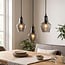 By Boo Hanglamp Orion 3 - Handgeblazen Glazen Hanglamp