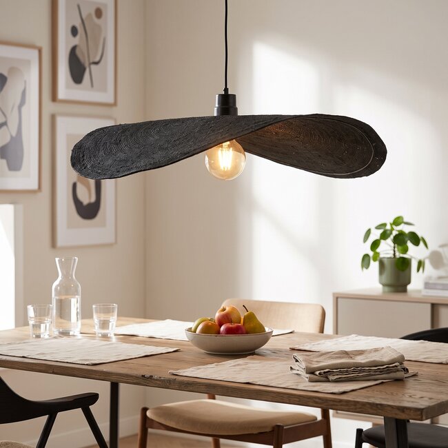 By Boo Hanglamp Sola groot - zwart