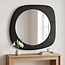 By Boo Spiegel Moku Large - Zwart - Organisch Design