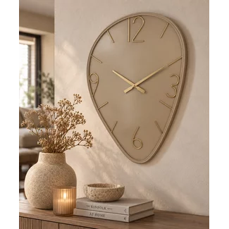 HomeBound by KY Wandklok Ringo organisch beige