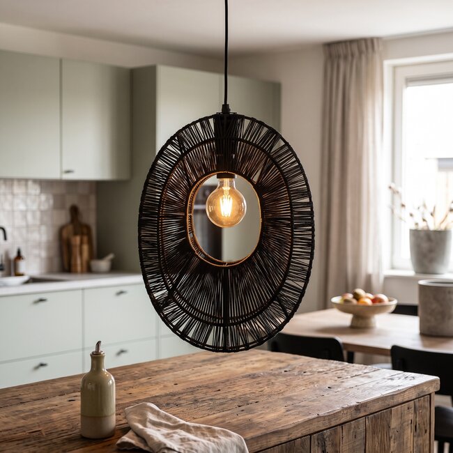 By Boo Hanglamp Ovo 2 - zwart