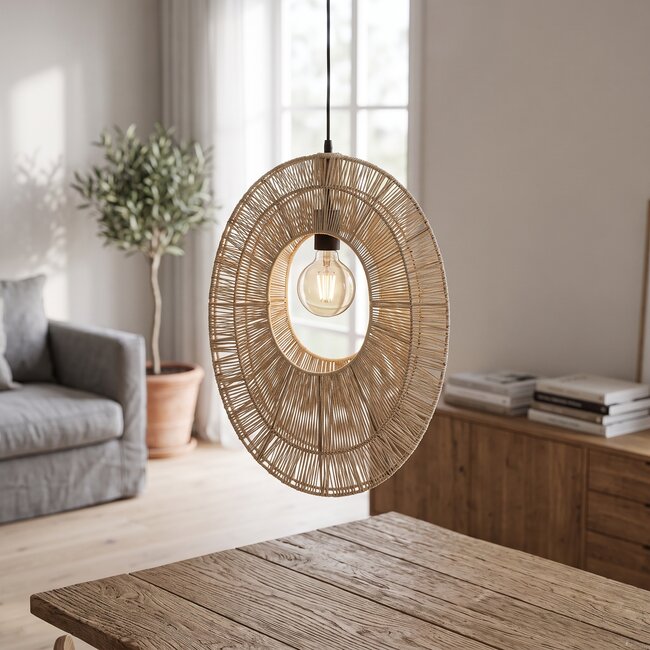 By Boo Hanglamp Ovo 2 - Naturel - Sfeervolle Verlichting