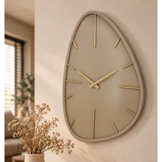 HomeBound by KY Wandklok Elio organisch beige