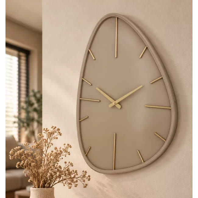 HomeBound by KY Wandklok Elio organisch beige
