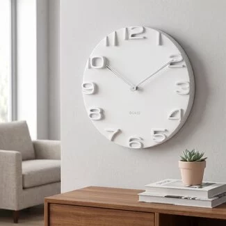 Karlsson Wandklok On The Edge wit Ø 42 cm