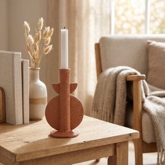 Present Time Kandelaar Bubble terracotta