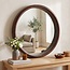 Light en Living Spiegel 80x10x80 cm DENAHI hout  roodbruin