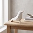 Present Time Ornament Statue Silouette vogel MDF klein wit