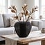 Light en Living Vaas deco Ø35x27 cm FINOU mat zwart van Light & Living