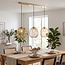 Light en Living Hanglamp 3L 104x30x34 cm MOROC Goud