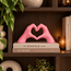 Countryfield Ornament Love L  roze