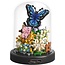Balody 3D bouwset Bloemen met Vlinder onder stolp
