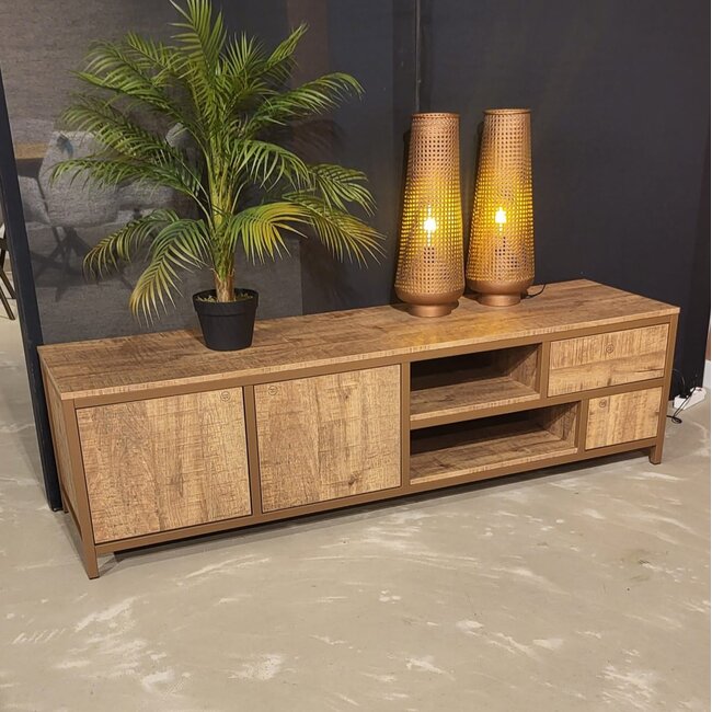 WoonMax Tv kast Punjab groot 180 cm - diverse kleurcombinaties