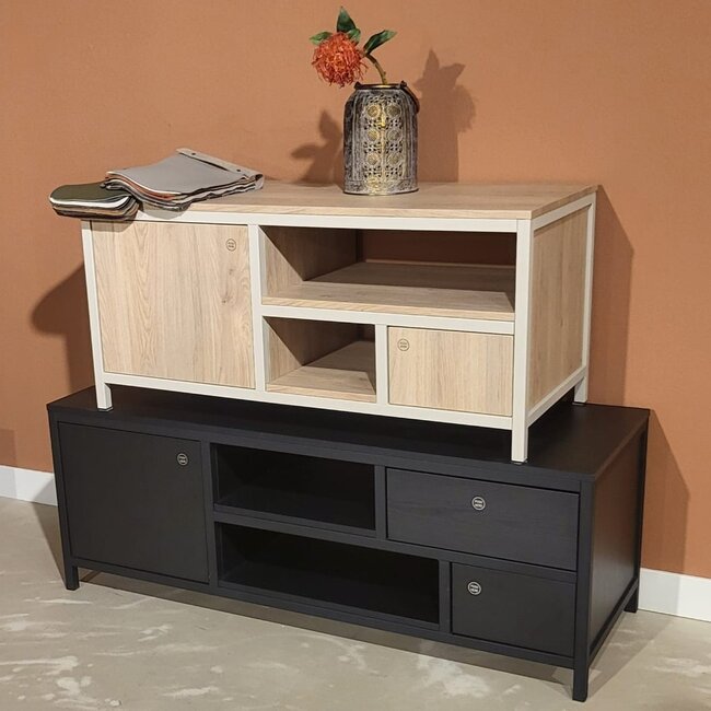 WoonMax Tv kast Punjab klein - diverse kleurcombinaties