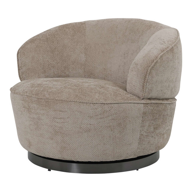 PTMD Draaibare Fauteuil Filou Beige Eden