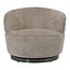 PTMD Draaibare Fauteuil Filou Beige Eden + 2 gratis bijzettafels Ebe