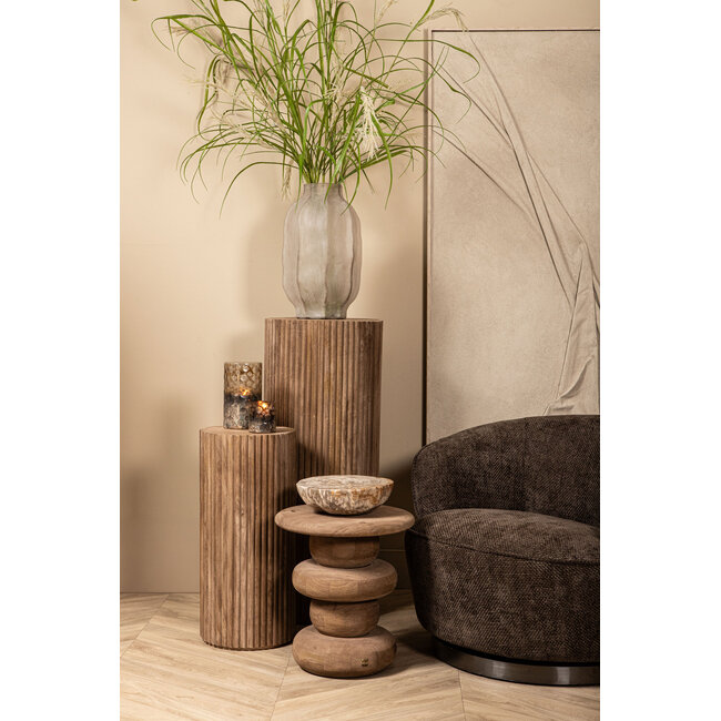 PTMD Draaibare Fauteuil Filou Donkerbruin Eden