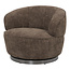 PTMD Draaibare Fauteuil Filou Donkerbruin Eden