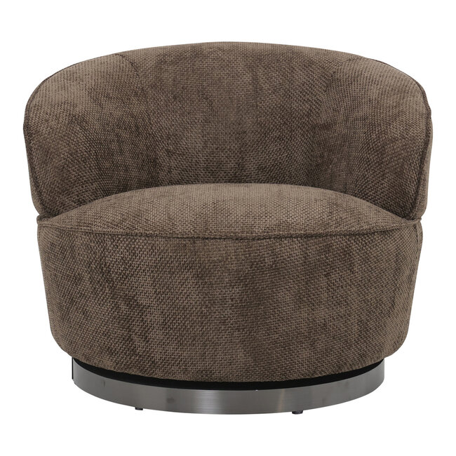PTMD Draaibare Fauteuil Filou Donkerbruin Eden
