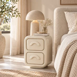 By Boo Nachtkastje / ladekastje Gubby klein - beige
