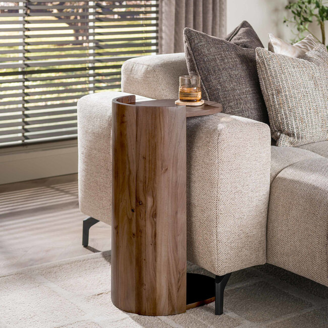 WoonStijl Overzettafel Carry Massief acacia bruin