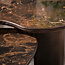 WoonStijl Salontafel Empera niervormig set van 2 Keramiek dark emperador