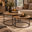 WoonMax Salontafel Windsor set van 2 - mango