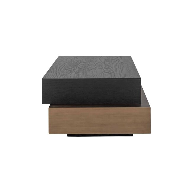 Richmond Interiors  Salontafel Cambon blok (Dark coffee)
