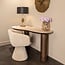 Richmond Interiors  Eetkamerstoel Madeline mocca chunky draaibaar
