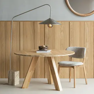 Woood Udar eetkamerstoel met houten frame naturel