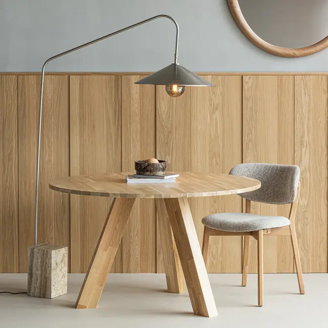 Woood Udar eetkamerstoel met houten frame naturel