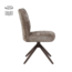 Tower Living Bardi Stoel - Cremona 24 clay - anodic frame (draaibaar)