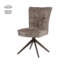 Tower Living Bardi Stoel - Cremona 24 clay - anodic frame (draaibaar)