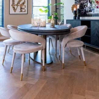 Richmond Interiors  Eetkamerstoel Gia naturel chunky