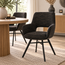 WoonMax Eettafelstoel Mercury Miami - Ash, Zwart of Toffee