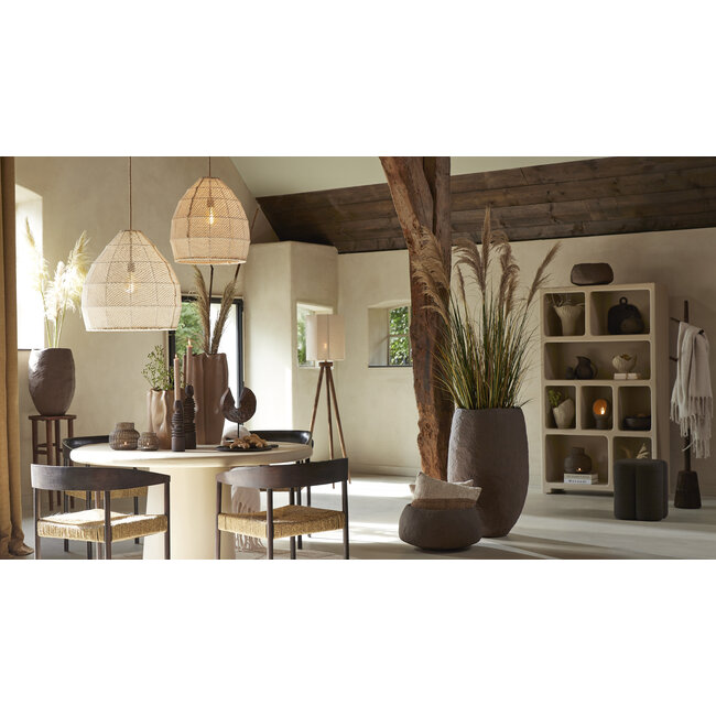 Light en Living Zuil 32x32x80 cm QIANO acacia hout bruin