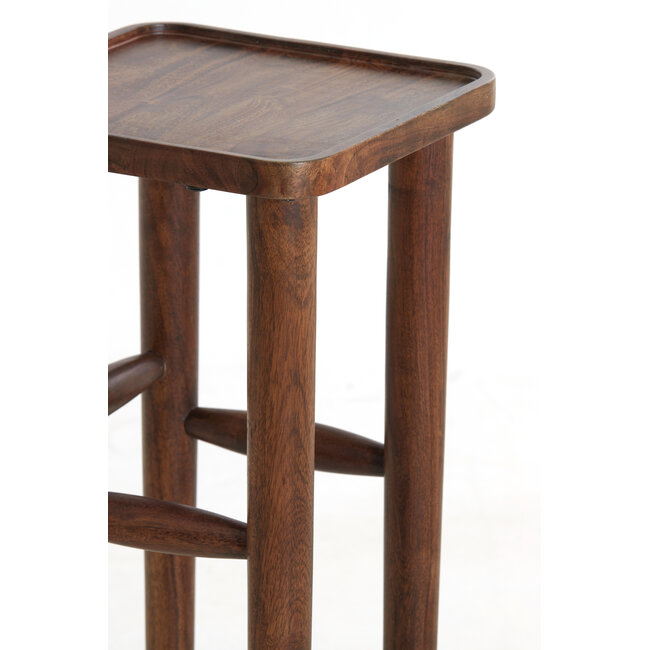 Light en Living Zuil 32x32x80 cm QIANO acacia hout bruin