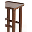 Light en Living Zuil 42x42x100 cm QIANO acacia hout bruin