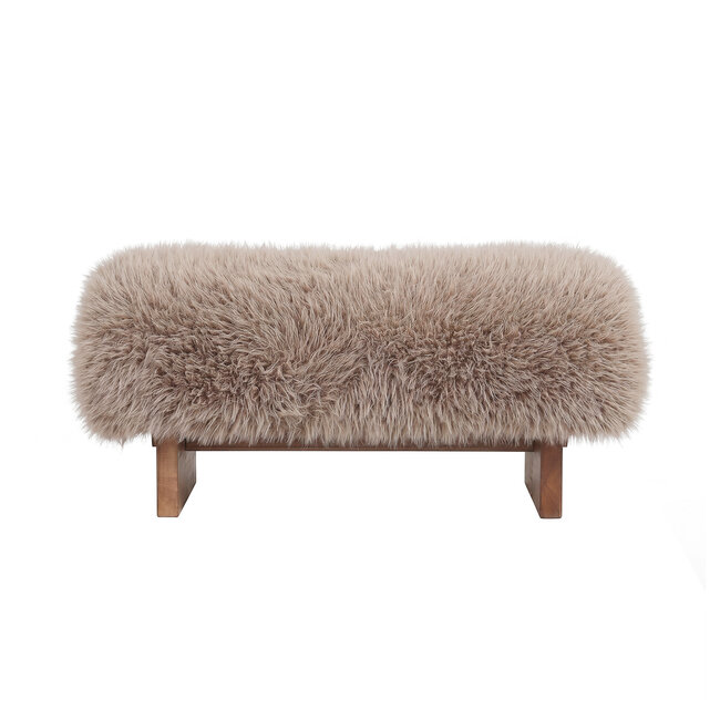PTMD Bankje Hair bruin 90 cm