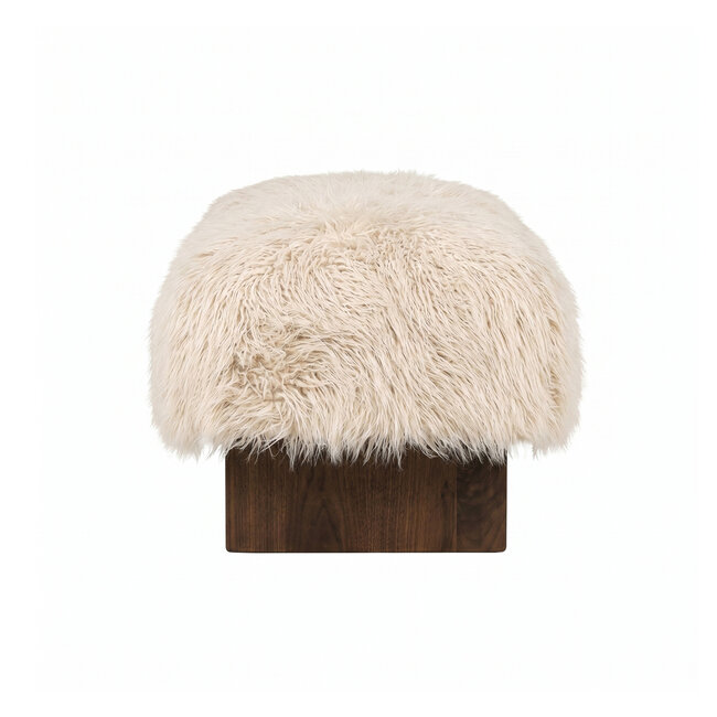 PTMD Bankje Hair beige - 90 cm