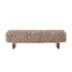 PTMD Bankje Hair bruin - 141 cm