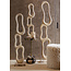 PTMD Poef Hair Beige Rond
