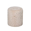PTMD Poef Hair Beige Rond