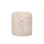 PTMD Poef Hair Beige Rond