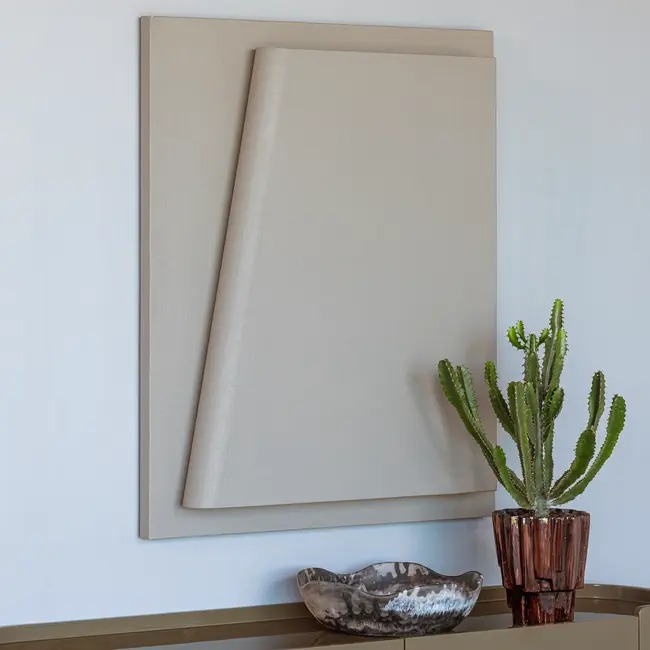 Woood Wanddeco Numa betonlook grijs