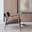 Woood Bask Fauteuil Walnoothout Bruin