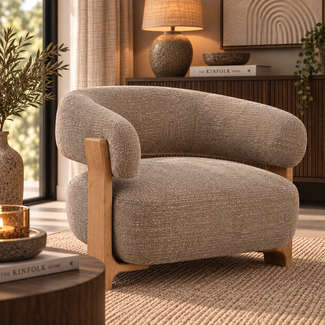 PTMD Fauteuil Mire taupe