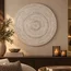 PTMD Wandornament Zoelle Offwhite MDF carved M - Ø 90 cm