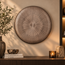 PTMD Wandplaneel Toran Brons MDF rond  gestreept S - Ø 60 cm
